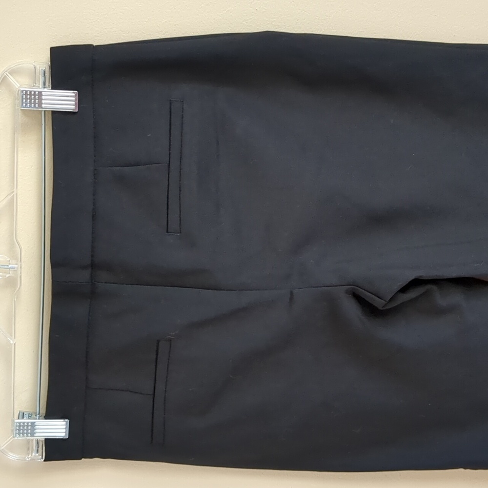 Small Zara Basic Collection Black Pants With Faux… - image 8